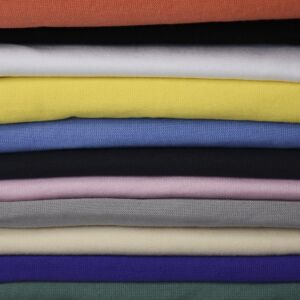 Plain Cotton Double Jersey Fabric Remnant Pack Assorted 150cm