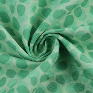 Splodge Tumbled Cotton Fabric 7305-3 Green 145cm - £2.55 Per Metre