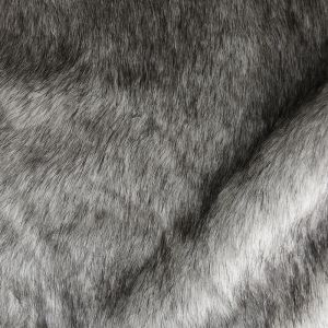 Luxe Faux Fur Fabric Silver Grey 150cm - £9.95 per metre