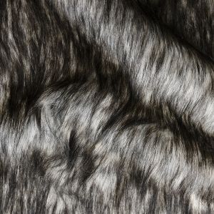 Luxe Faux Fur Fabric Grey Brown 150cm - £9.95 per metre