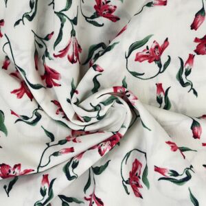 Print Cotton Lawn Fabric Design 2 150cm - £2.95 Per Metre