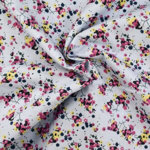 Print Cotton Lawn Fabric Design 5 150cm - £2.95 Per Metre