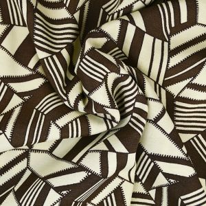 Print Javanaise Viscose Crepe Fabric Design 3 150cm - £2.95 Per Metre